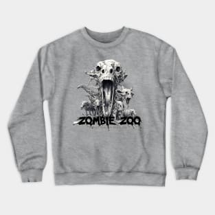 Zombie Zoo (Light) Crewneck Sweatshirt